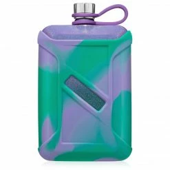 My Bottle Butler Brumate Canteen Flask Glitter Mermaid Swirl