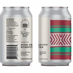 My Bottle Butler Ready To Drink Walker Brother's Hard Alc Kombucha Cranberry 4 Pack Can