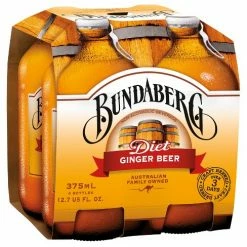 My Bottle Butler MIXERS Bundaberg Diet Ginger Beer 4pk