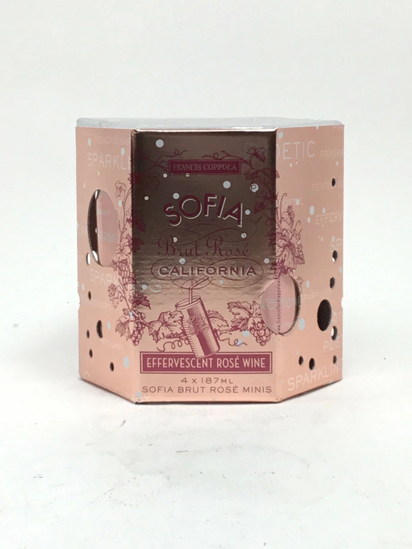 My Bottle Butler Sofia Brut Rose 4Pack Can Canned Wine 2 My Bottle Butler Sofia Brut Rose 4Pack Can Canned Wine