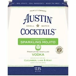 My Bottle Butler Austin Cocktails Sparkling Mojito 4pk Can
