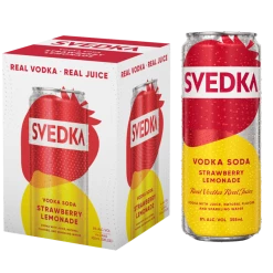 My Bottle Butler Svedka Strawberry Lemonade Vodka Soda 4pk Can