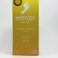 My Bottle Butler Barefoot Pinot Grigio 3L Box Boxed Wine