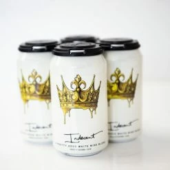 My Bottle Butler Canned Wine L&E Indecent White Blend 4 Pack