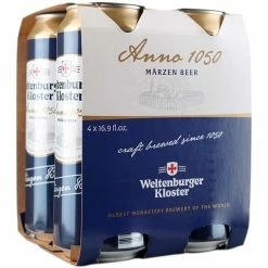 My Bottle Butler Import Weltenburger Anno 1050 Marzen 4 Pack Can