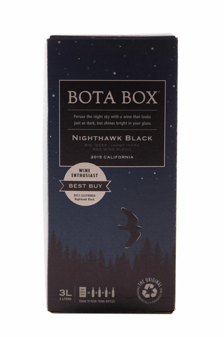 My Bottle Butler Bota Box Nighthawk Black Red Blend 3L Boxed Wine 1 My Bottle Butler Bota Box Nighthawk Black Red Blend 3L Boxed Wine