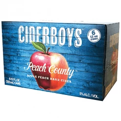 My Bottle Butler Ciderboys Peach County 6 Pack Can