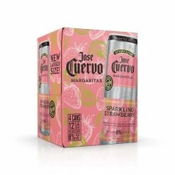 My Bottle Butler Jose Cuervo Sparkling Strawberry Margarita 4pk Canned Cocktails