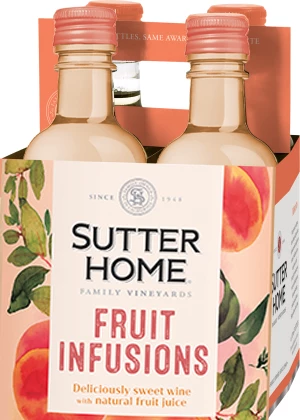 My Bottle Butler Moscato/Sweet Sutter Home Infusions Sweet Peach 4pk 1 My Bottle Butler Moscato/Sweet Sutter Home Infusions Sweet Peach 4pk