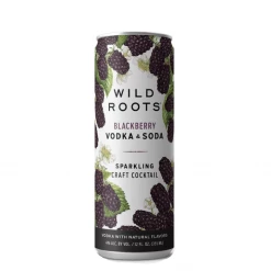 My Bottle Butler Canned Cocktails Wild Roots Blackberry Vodka Soda 4pk Can