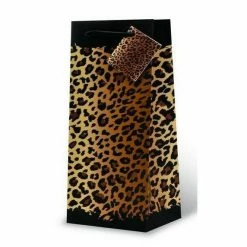 My Bottle Butler WRAP ART LEOPARD SPOTS GIFT BAG
