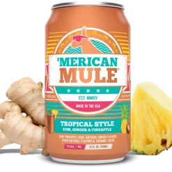 My Bottle Butler Canned Cocktails Merican Mule Tropical 4pk