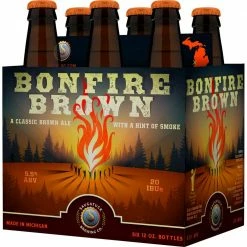 My Bottle Butler Saugatuck Bonfire Brown 6 Pack Can