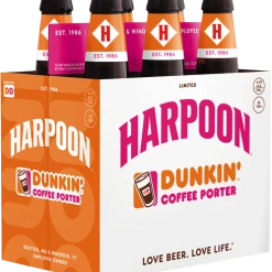 My Bottle Butler Local & Craft Harpoon Dunkin Pumpkin Coffee Porter 6 Pack Bottle