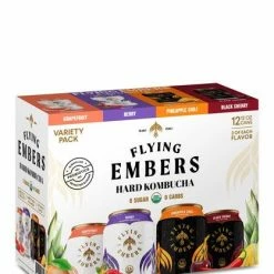My Bottle Butler Flying Embers Hard Kombucha Variety 12pk