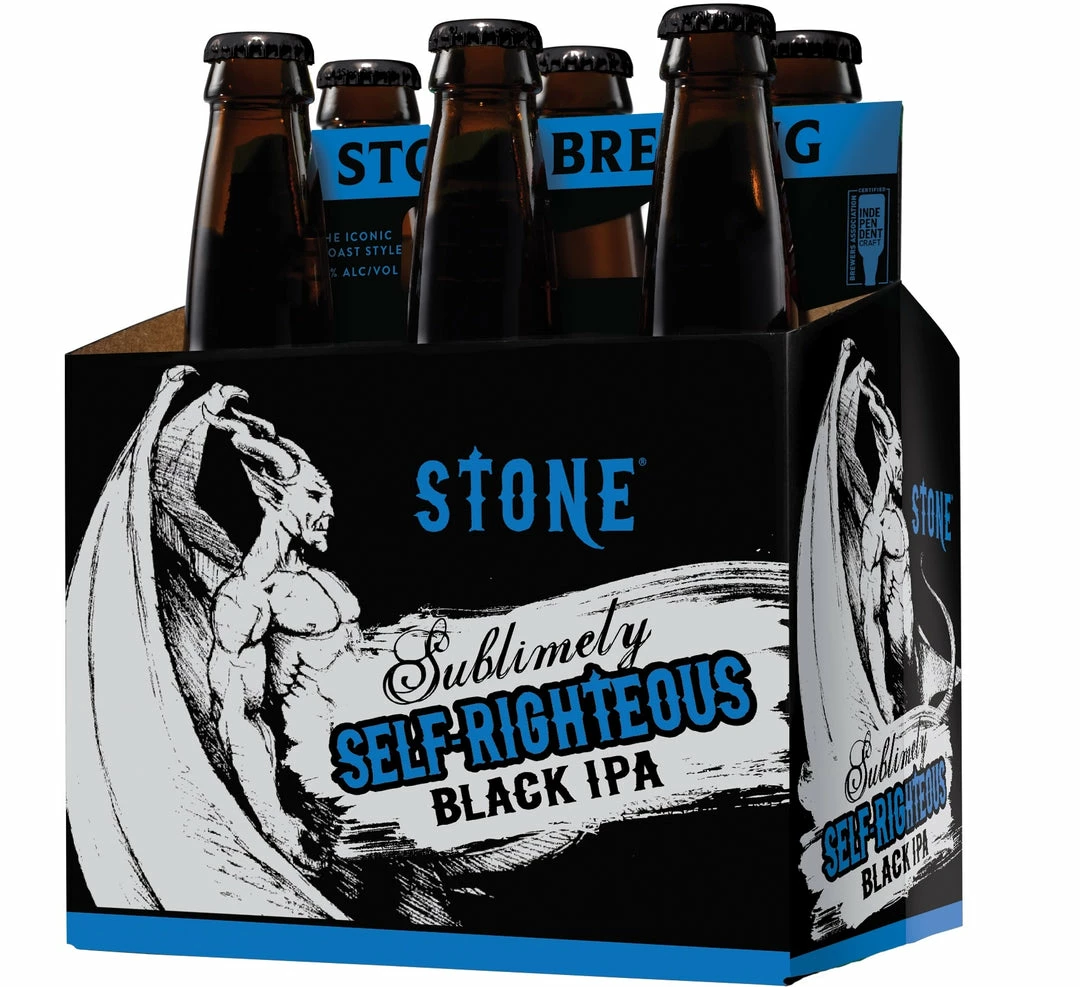 My Bottle Butler Stone Self Righteous Black IPA 6 Pack Local & Craft 1 My Bottle Butler Stone Self Righteous Black IPA 6 Pack Local & Craft