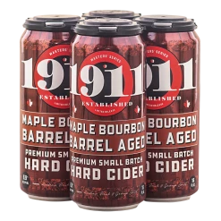 My Bottle Butler 1911 Maple Bourbon Barrel Aged Cider 4 Pack Can