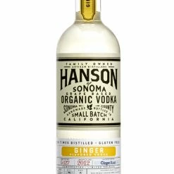 My Bottle Butler Hanson Ginger Vodka, Organic