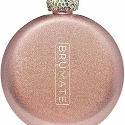 My Bottle Butler BruMate Glitter Flask Rose Gold