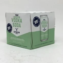 My Bottle Butler Canned Cocktails Cutwater Vodka Soda Cucumber 4 Pack