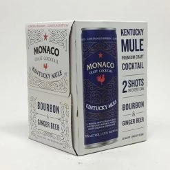 My Bottle Butler Canned Cocktails Monaco Kentucky Mule 4 Pack