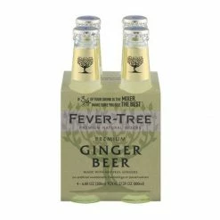 My Bottle Butler Fever Tree Ginger Beer 4 Pk MIXERS