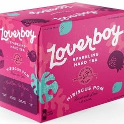My Bottle Butler Loverboy Hibiscus Pom Sparkling Hard Tea 6pk