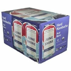 My Bottle Butler June Shine Hard Kombucha Acai Berry 6 Pack Can