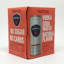 My Bottle Butler Monaco Tropical Soda 4 Pack Canned Cocktails