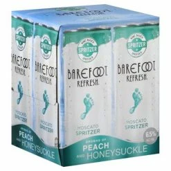 My Bottle Butler Barefoot Refresh Moscato 4 Pack Moscato/Sweet