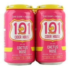 My Bottle Butler 101 Cider Cactus Rose 4 Pack Can