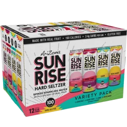 My Bottle Butler Arizona Sun Rise Hard Seltzer Variety Pack 12 Can