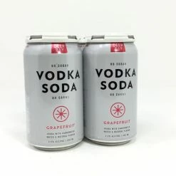 My Bottle Butler Canned Cocktails Deep Bay Grapefruit Vodka 4 Pack
