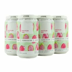 My Bottle Butler Untitled Art Prickly Pear Guava Seltzer 6 Pack Can