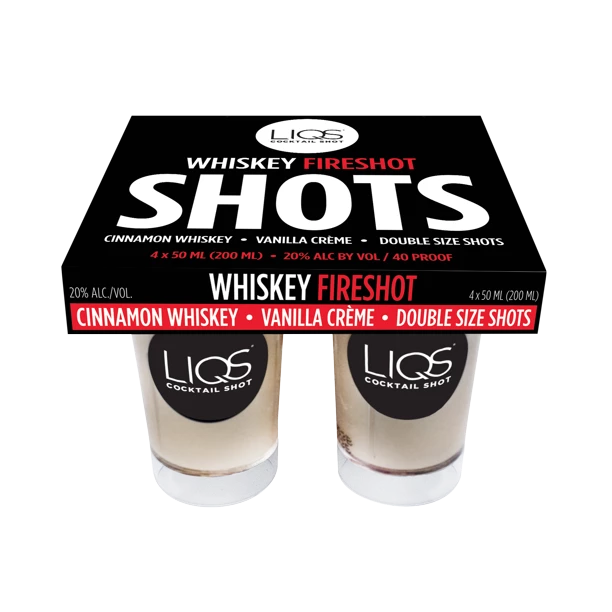 My Bottle Butler Liqs Whiskey Fireshot 4pk Ready To Drink 1 My Bottle Butler Liqs Whiskey Fireshot 4pk Ready To Drink