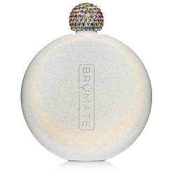 My Bottle Butler BruMate Glitter Flask Ice White