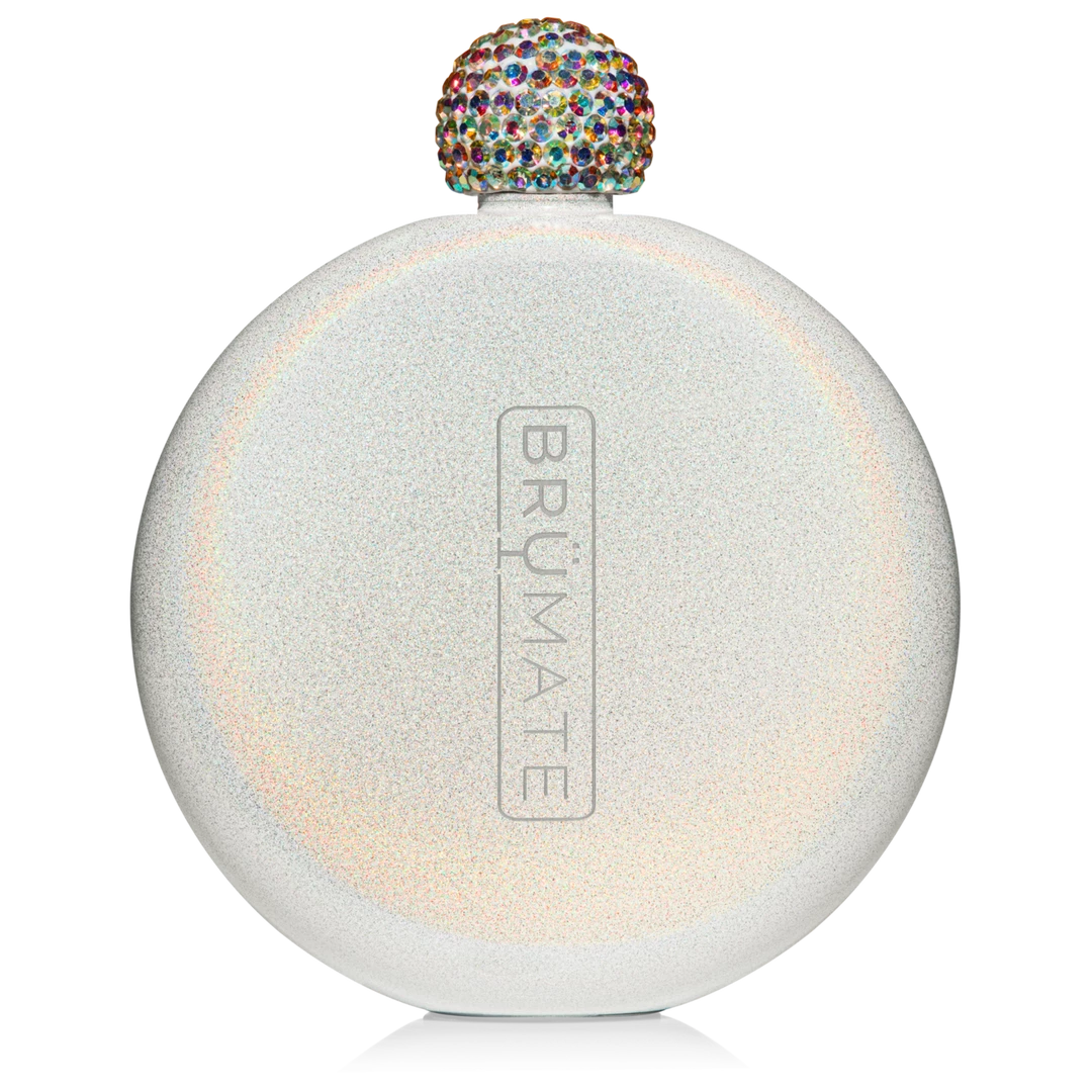 My Bottle Butler BruMate Glitter Flask Ice White 1 My Bottle Butler BruMate Glitter Flask Ice White
