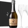 My Bottle Butler Sparkling Billecart Salmon Rose W/2 Crystal Flutes 750mL