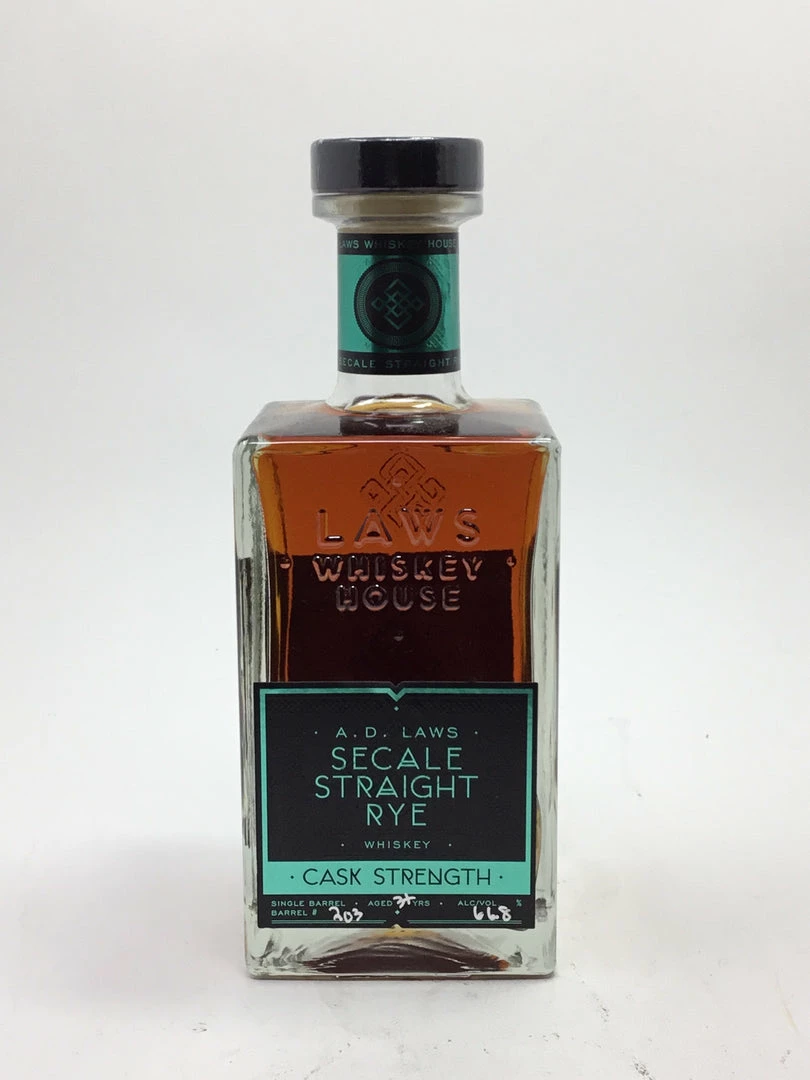 My Bottle Butler A.D. Laws Secale Cask Strength Rye Whiskey 750 2 My Bottle Butler A.D. Laws Secale Cask Strength Rye Whiskey 750
