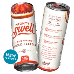 My Bottle Butler Mighty Swell Blood Orange Seltzer 6pk
