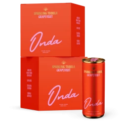 My Bottle Butler Onda Sparkling Grapefruit Tequila 4pk