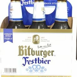 My Bottle Butler Bitburger Festbier 6 Pack Bottle Import