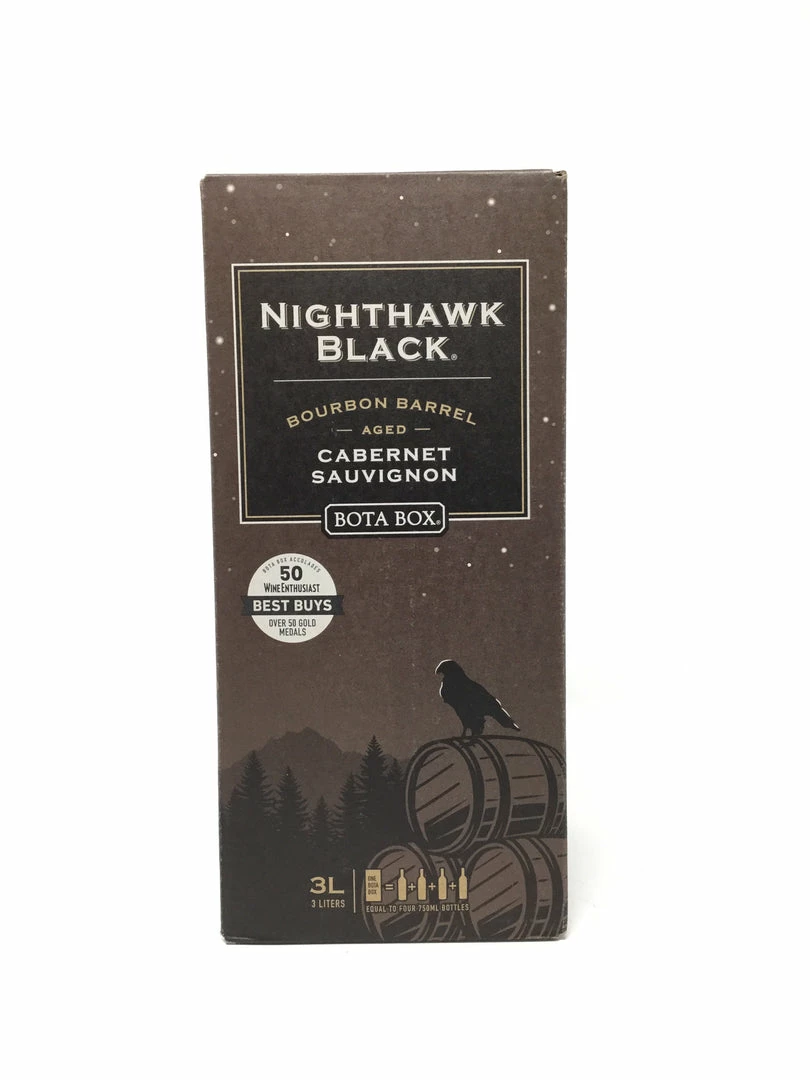 My Bottle Butler Boxed Wine Bota Box Nighthawk Black Bourbon Barrel Cabernet Sauvignon 3L 1 My Bottle Butler Boxed Wine Bota Box Nighthawk Black Bourbon Barrel Cabernet Sauvignon 3L
