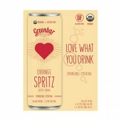 My Bottle Butler Greenbar Orange Spritz 4pk