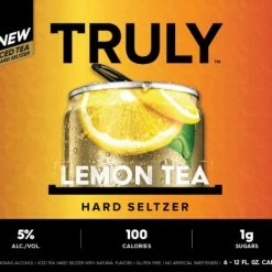 My Bottle Butler Truly Lemon Tea Hard Seltzer 6 Pack Can