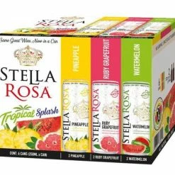 My Bottle Butler Canned Wine Stella Rosa Tropical Splash Variety 8pk Can