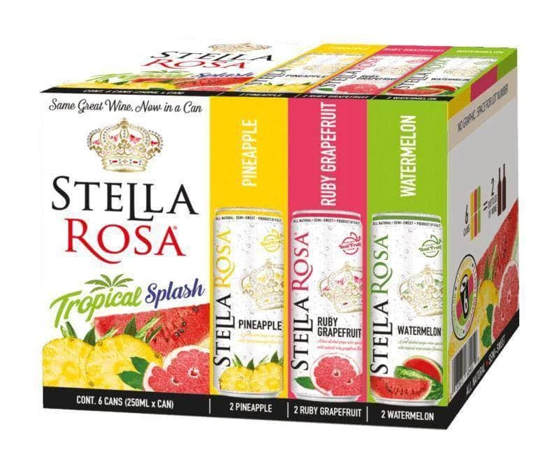 My Bottle Butler Canned Wine Stella Rosa Tropical Splash Variety 8pk Can 1 My Bottle Butler Canned Wine Stella Rosa Tropical Splash Variety 8pk Can