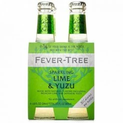 My Bottle Butler MIXERS Fever Tree Sparkling Lime & Yuzu 4pk