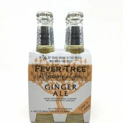 My Bottle Butler MIXERS Fever Tree Ginger Ale 4 Pk