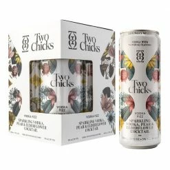 My Bottle Butler Two Chicks Pear & Elderflower 4pk